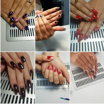Unghii false in salon